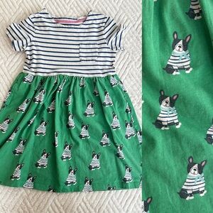Mini Boden Girls' Hotchpotch Jersey Striped Dress - 8-9 years